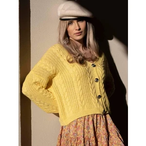 Yellow cardigan LeMonada cxp1079.yellow