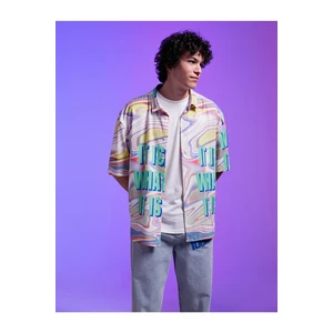 Koton Patterned Short Sleeve Shirt