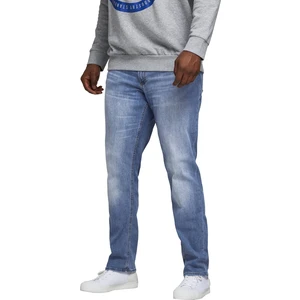 Jack&Jones PLUS Pánské džíny Slim Fit JJIGLENN JJORIGINAL 12188524 Blue Denim 40/32