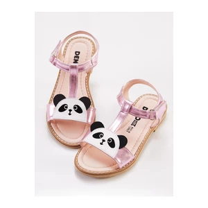 Denokids Panda Girl Sandals