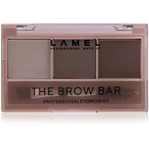 LAMEL BASIC The Brow Bar paleta pre líčenie obočia s kefkou #402 4,5 g