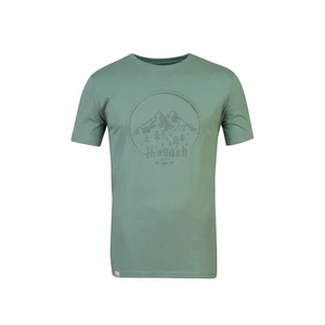 Hannah Ravi Pánské bavlněné tričko 10029118HHX oil green L