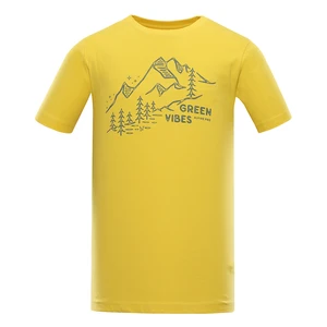 Men's T-shirt made of organic cotton ALPINE PRO NATUR sulphur variant pa