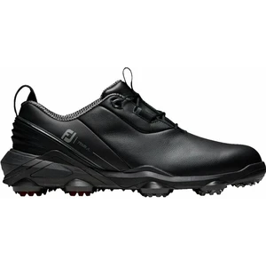 Footjoy Tour Alpha Mens Golf Shoes Black/Charcoal/Red 44,5