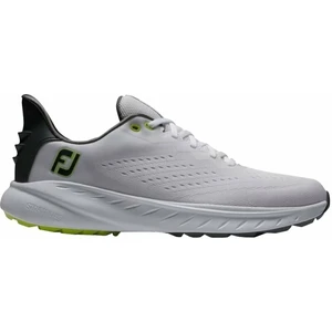 Footjoy Flex XP Mens Golf Shoes White/Black/Lime 46