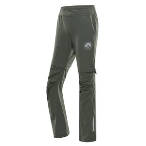 Children's trousers with detachable legs ALPINE PRO NESCO olivine