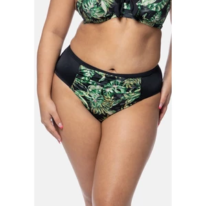 Green-black womens patterned bottom swimwear DORINA Kano - Women