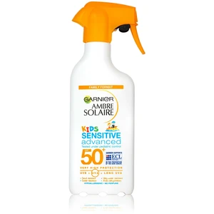 Garnier Ambre Solaire Sensitive Advanced ochranný sprej pre deti SPF 50+ 270 ml