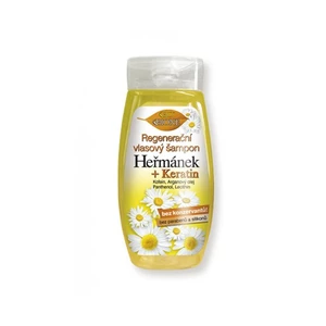Bione Cosmetics Regenerační vlasový šampon Heřmánek + Keratin 260 ml