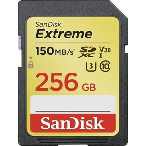 SanDisk Extreme SDXC 256GB 150MB/s V30 UHS-I U3