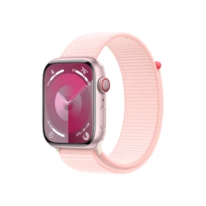 Apple Watch S9 Cell/41mm/Pink/Sport Band/Light Pink