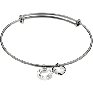 Hot Diamonds Ocelový náramek Emozioni Silver Bangle DC107