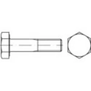 HV skrutky šesťhranné TOOLCRAFT 146597, N/A, M22, 50 mm, ocel, 1 ks