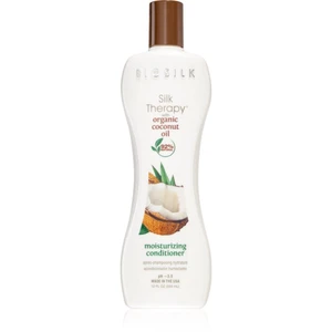 Farouk Systems Biosilk Silk Therapy Coconut Oil 355 ml kondicionér pre ženy na šedivé vlasy; na lámavé vlasy