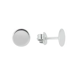 Brilio Silver Minimalistické strieborné náušnice GOLD012