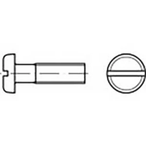 Skrutky s plochou guľatou hlavou TOOLCRAFT TO-6853341, N/A, M3, 8 mm, Ušlechtilá ocel V2A , 200 ks