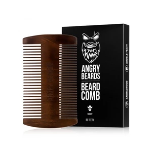 Angry Beards Dřevěný hřeben na vousy Woody (Beard Comb)