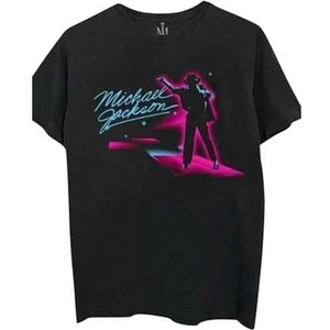 Michael Jackson T-Shirt Neon Grafik-Schwarz M