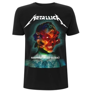 Metallica Tričko Hardwired Album Cover Čierna XL