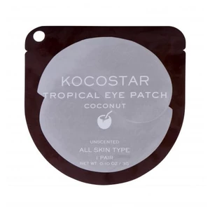 Kocostar Eye Mask Tropical Eye Patch 3 g pleťová maska Coconut na všechny typy pleti; na dehydratovanou pleť; proti vráskám; na rozjasnění pleti