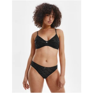 Black Patterned Panties Calvin Klein - Women