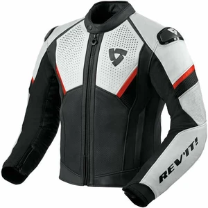 Rev'it! Jacket Matador Black/Neon Red 50 Kožená bunda