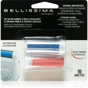 Bellissima Rollers Kit For 5412 náhradné nadstavce pre elektrický pilník na chodidlá 2 ks