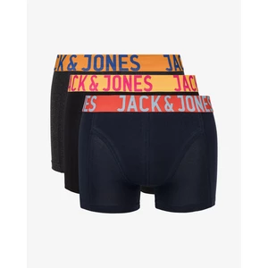 Set of three boxershorses in black, blue and grey Jack & Jones