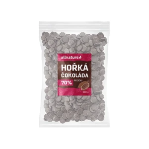 Allnature Horká čokoláda 70% 500 g