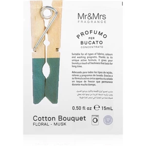 Mr & Mrs Fragrance Laundry Cotton Bouquet koncentrovaná vôňa do práčky 15 ml