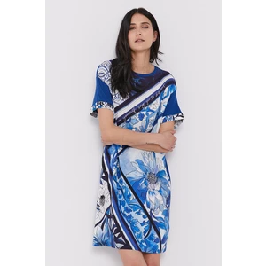 Desigual modré šaty Vest Solimar