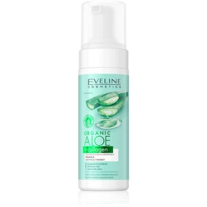 Eveline Cosmetics Organic Aloe+Collagen čisticí pěna se zklidňujícím účinkem 150 ml