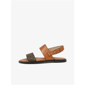 Brown Women's Leather Sandals Calvin Klein - Women