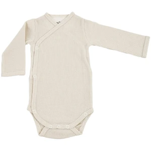 Lodger Romper Ciumbelle Size 56 dětské body s dlouhými rukávy Cloud Dancer 1 ks