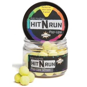 Dynamite baits pop ups hit n run 12 mm - žlutá