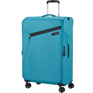 Samsonite Látkový cestovní kufr Litebeam EXP L 103/111 l - světle modrá