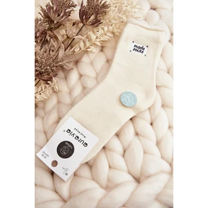 Women's Thick Cream Socks