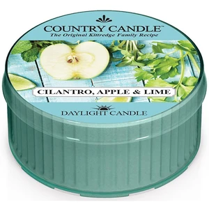 Country Candle Cilantro, Apple & Lime čajová sviečka 42 g