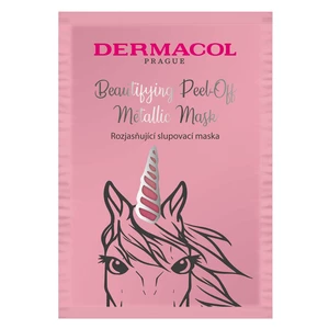 Dermacol Beautifying Peel-Off Metallic Mask slupovací maska pro rozjasnění pleti