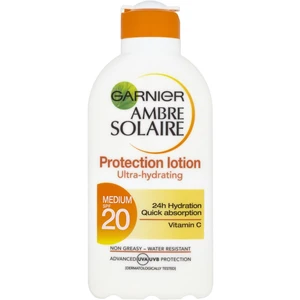 Garnier Ambre Solaire hydratačné mlieko na opaľovanie SPF 20 200 ml