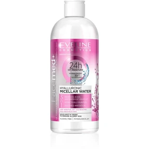 Eveline Cosmetics FaceMed+ hyaluronová micelární voda 3 v 1 400 ml