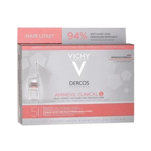 Vichy Dercos Aminexil Clinical 5 cílená péče proti vypadávání vlasů pro ženy 21 x 6 ml