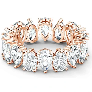 Swarovski Luxusní třpytivý prsten Vittore 5586163 50 mm