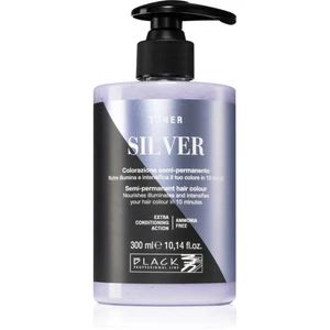 Barevný toner na vlasy Black Professional Crazy Toner - Silver (proti žlutým odleskům) (154023) + DÁREK ZDARMA