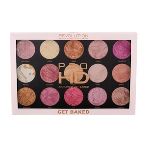 Makeup Revolution London Pro HD Amplified Palette 37,5 g rozjasňovač pre ženy Get Baked Cruelty free