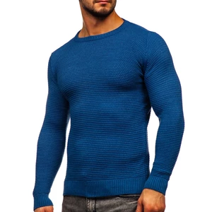 Modrý pánský svetr Bolf 4604