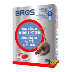 Nástraha měkká na myši, potkany BROS 150g