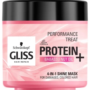 Schwarzkopf Gliss Protein+ rozjasňující maska pro barvené a poškozené vlasy 400 ml