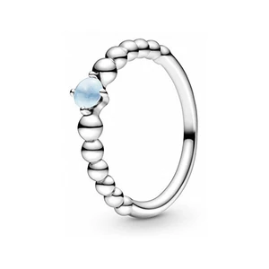 Pandora Strieborný prsteň pre ženy narodené v decembri 198867C07 52 mm