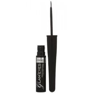 Rimmel London Glam Eyes 3,5 ml očná linka pre ženy 001 Black Glamour tekuté linky